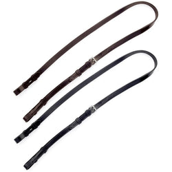 Hy Equestrian Slip Head Piece For Chifneys and Double Bridles Black/Brown Cob/Full