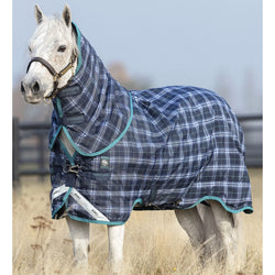 Horseware Rhino Plus Pony Turnout Rug 1000d + Hood Mediumweight 250g 3'9'-5'9'