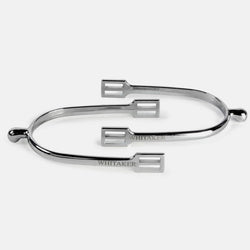 Whitaker Prince Of Wales Spurs With Rounded Shank Corrosion Resistant Zinc Metal