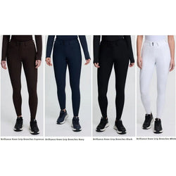LeMieux Brilliance Knee Grip Ladies Breeches Sparkle Soft Seamless Stretch 6-18