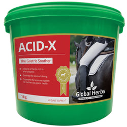 Global Herbs Acid-X Gastric Horse Stomach Lining Soothing Health Gut Supplement