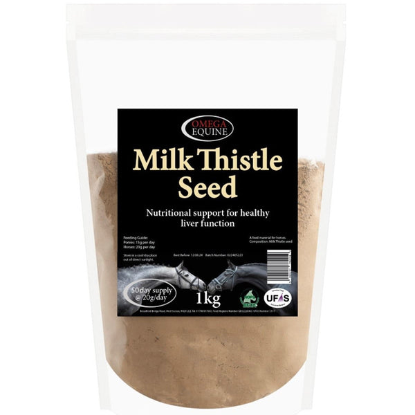 Omega Equine Milk Thistle Seed Natural Liver Kidney andPancreas Support Supplement