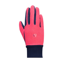 Hy Hy5 Childrens Warm Winter Fleece Two Tone Riding Gloves Various Colours S-XL