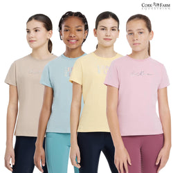 LeMieux Young Rider Arianna T-Shirt Teens Kids Wicking Jersey Cotton Top Age7-14