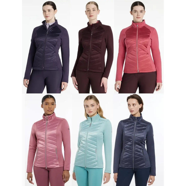 LeMieux Dynamique Jacket Short Fitted Soft Warm Padded Hybrid Coat Ladies UK4-18