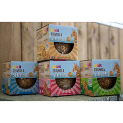Likit Granola Stall Ball Swinging Stable or Field Enrichment Treat All Flavours