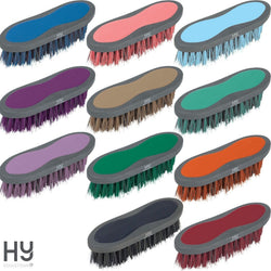 Hy Equestrian Hy Sport Active Dandy Brush SoftTouch Stiff Bristle Grooming Brush