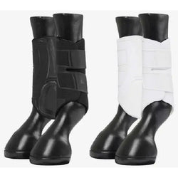 LeMieux Technical Brushing Boot Lightweight Low Profile Seamless Black/White M/L