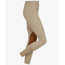 LeMieux Side Zip Hunter Breeches Ladies Mid-rise Stretch Seam Free Beige UK6- 18