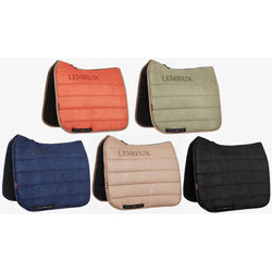 LeMieux Dressage Work Pad Thick Padded Polypad Saddlepad Square Navy/Mink/Black