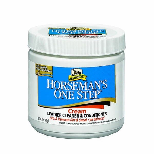 Absorbine Horseman's One Step Complete Leather Tack Cleaning Condtioning Cream