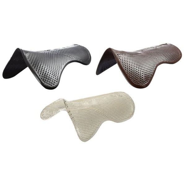 Acavallo Shaped Gel Pad Non-Slip Shock Absorbing - Black/Brown/Clear Pony/Horse
