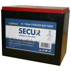 Agrifence 9v 130ah Dry Battery Compact for Electric Fence Secur 15/25/35/60