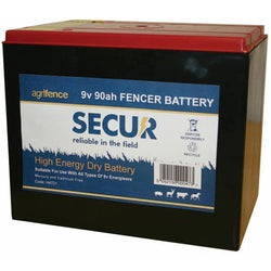 Agrifence 9v 90ah Dry Battery Compact for Electric Fence Secur 15/25/35/60
