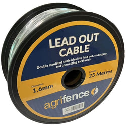 Agrifence Easy Leadout Cable 1.6mm Core Double Insulated Electric Fence 25m/50m