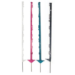 Agrifence Easypost Electric Fence Posts 105cmx10 Wire/Tape White/Pink/Blue/Black