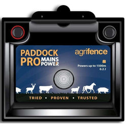Agrifence Paddock Pro Mains Energiser Compact Portable Electric Fence 0.2J 1500m