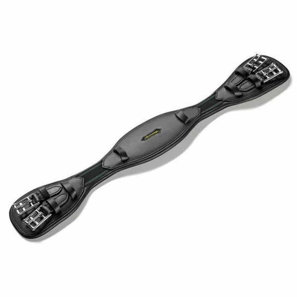 Amerigo Short Leather Anatomic ELASTIC DRESSAGE GIRTH GH27 Brown 75cm SALE