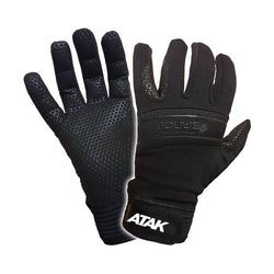Atak Equus Equestrian Riding Gloves Silicone Grip Black Kids Junior Size 6-11yrs