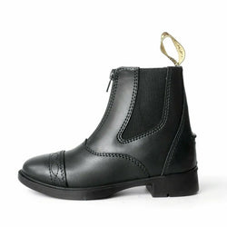 Brogini Tivoli Piccino Childs Short Zipped Synthetic Leather Jodhpur Boots 28 SALE
