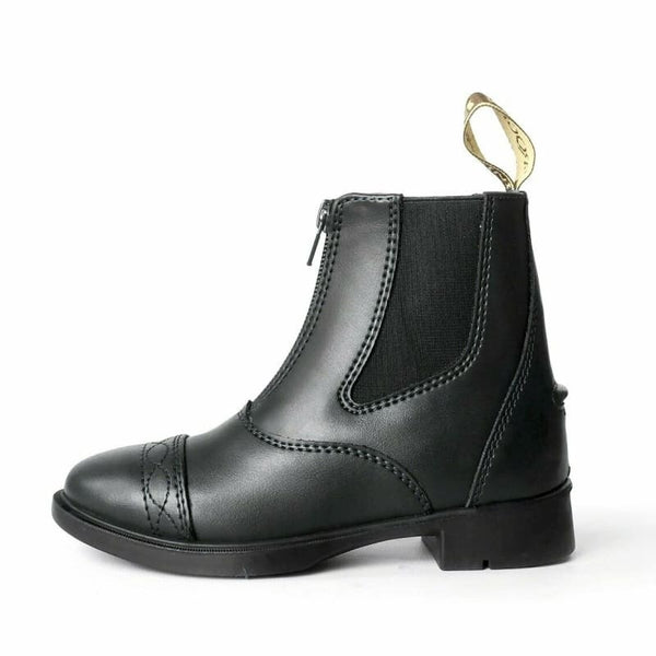 Brogini Tivoli Piccino Childs Short Zipped Synthetic Leather Jodhpur Boots 28 SALE