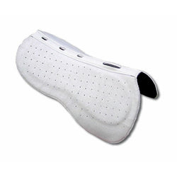 Cavallo English Wedge All Purpose Performance Raised Back Foam Saddlepad White