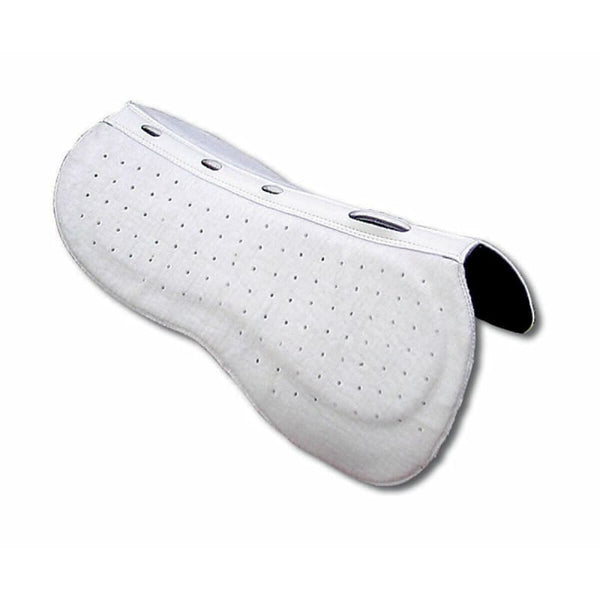 Cavallo English Wedge All Purpose Performance Raised Back Foam Saddlepad White