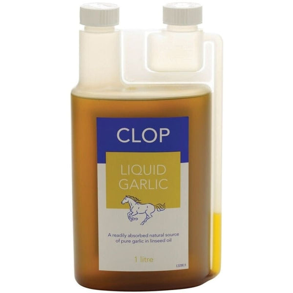 CLOP Liquid Garlic and Linseed Sweet Itch Respiration Allergy Fly Horse Supplement