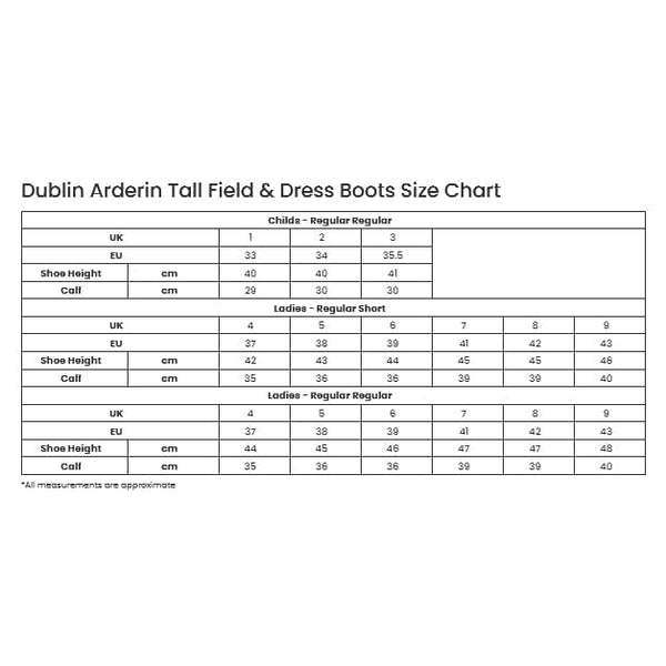 Dublin Arderin Tall Field Boot Kids Laced PU Stretch and Leather Long Riding Boot