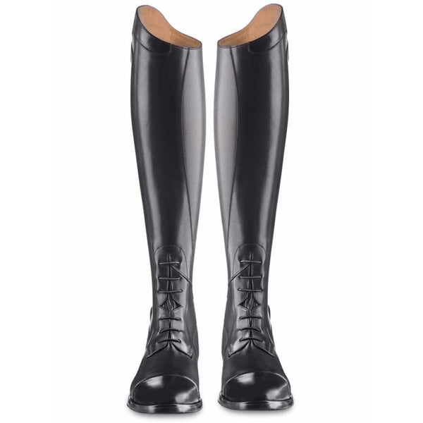 EGO7 Orion Long Tall Italian Leather Laced Jumping Riding Boot Black EU39 SALE *SAVE £100*