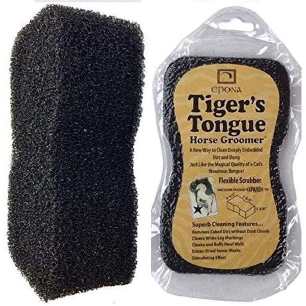 Epona Tigers Tongue Horse Grooming Multi Purpose Grooming Sponge/Curry/Scrubber