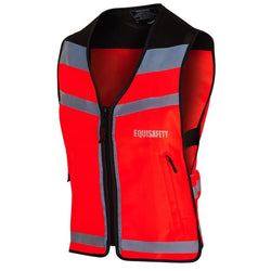 Equisafety Plain Adjustable Air Waistcoat Hi-Vis Reflective Yellow/Pink/Red