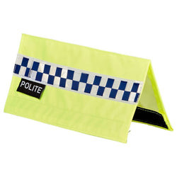 Equisafety Polite Noseband/Browband/Rein Hi Viz Cover Sleeve Yellow Reflective