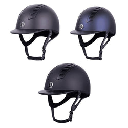 Gatehouse Chelsea Pro Air Vent Peaked Riding Hat Matt Brown/Black/Navy 52-55cm