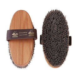 HAAS Country Environmentally Friendly Natural Bristle Grooming Brush 200x85mm SALE