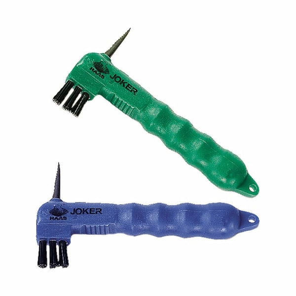 HAAS Hoofpick Joker Hoof Pick With Brush Effective Hoof Cleaning Tool Assorted