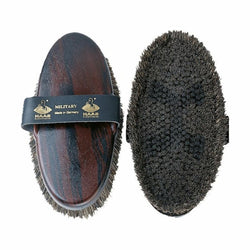 HAAS Military Womens Ladies Horsehair Body Brush WIth Long Outer Bristles