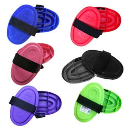 HAAS New Generation Plastic Curry Comb Extremely Soft Massaging Effect