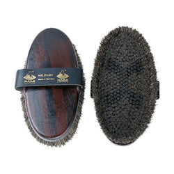 HAAS Turner Black and Brown Quality Horsehair Large Body Brush 215 x 100mm