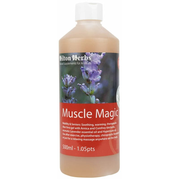 Hilton Herbs Muscle Magic Soothing and Warming Absorbed Massage Gel Horses 250/500