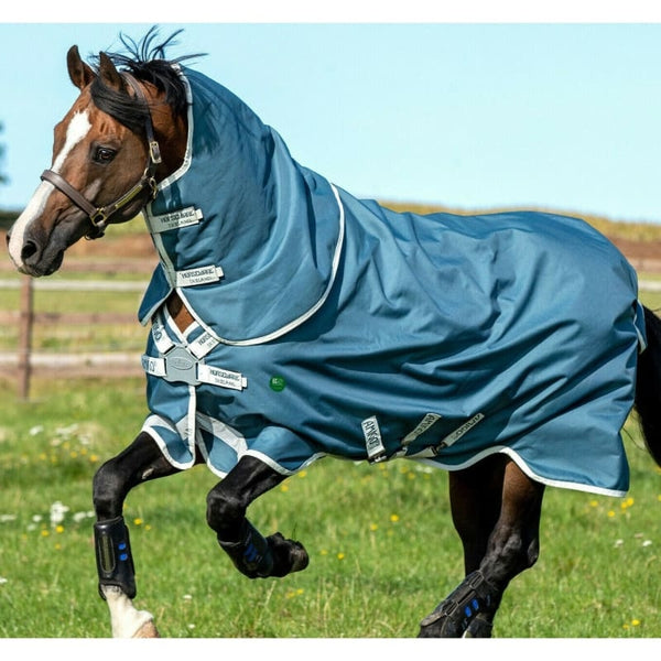 Horseware Amigo AmEco Bravo Eco 1200d Turnout Rug Plus + Hood Lite 0g 5'6'-7'3'
