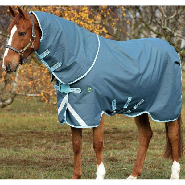 Horseware Amigo AmEco Eco Bravo 1200d Turnout Rug Plus + Hood 250g Fill 5'6-7'3'