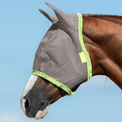 Horseware Amigo FlyMask Mesh Fly Mask with Ears Bug/Insect/Midge/UV Protection