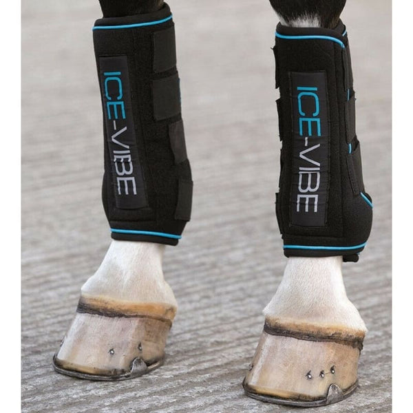 Horseware Ice Vibe Leg Boots Cool Vibrating Circulation Therapy Wraps Full and XF