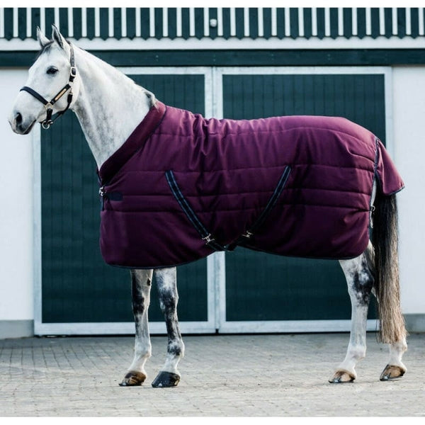 Horseware Rambo Cosy Stable Rug Fleece Collar Medium 200g Burgundy 5'6" SALE