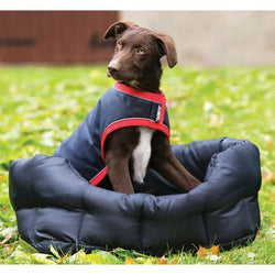 Horseware Rambo Dog Rug Waterproof 100g Removable Liner Navy Reflective XXS-XXXL