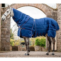 Horseware Rambo Optimo Stable Plus Rug inc Hood Bib Front Medium 200g 5'6'-7'3'