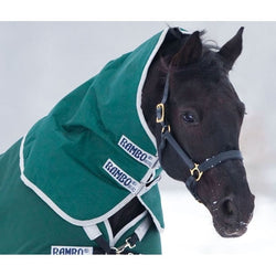 Horseware Rambo Original Turnout Hood Neck Cover HeavyWeight 250g Green Small SALE
