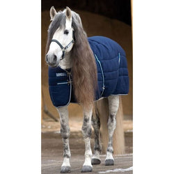 Horseware Rambo Stable Rug New Microfibre MediumWeight 200g Navy/Black 5'0'-7'3'