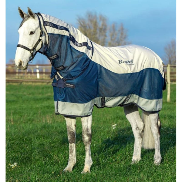 Horseware Rambo Summer Series Disc Waterproof Turnout Fly Rug With Mesh and Liner
